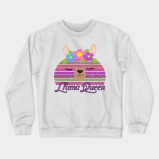 Llama Queen Crewneck Sweatshirt